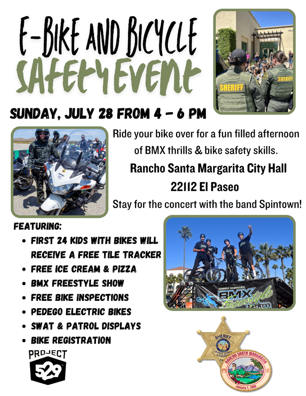 E-Bike and Bicycle Safety Event