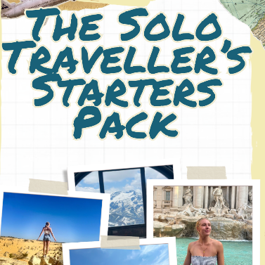 How to start solo travelling 