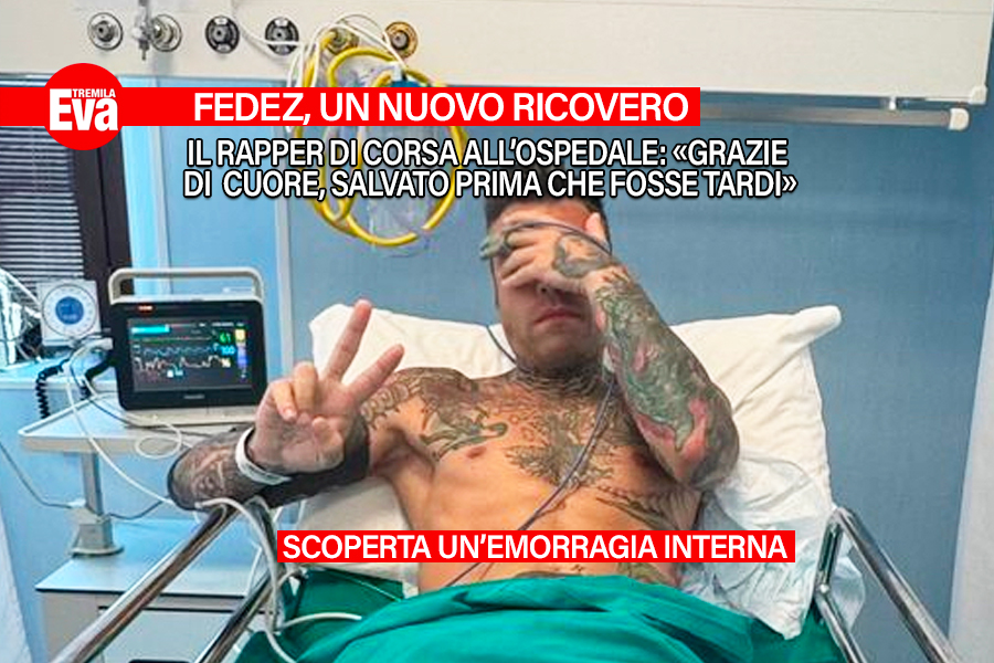 Il ricovero d'urgenza di Fedez: ha un'emorragia interna
