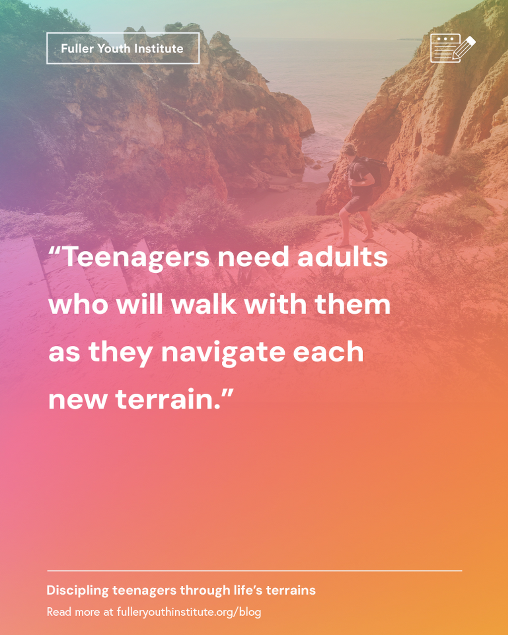 Discipling teenagers through life&rsquo;s terrains