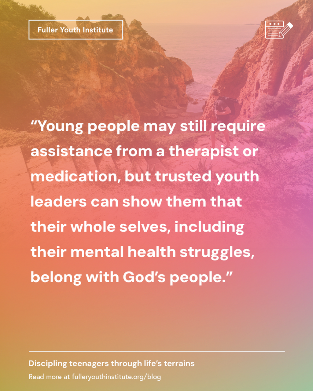 Discipling teenagers through life&rsquo;s terrains
