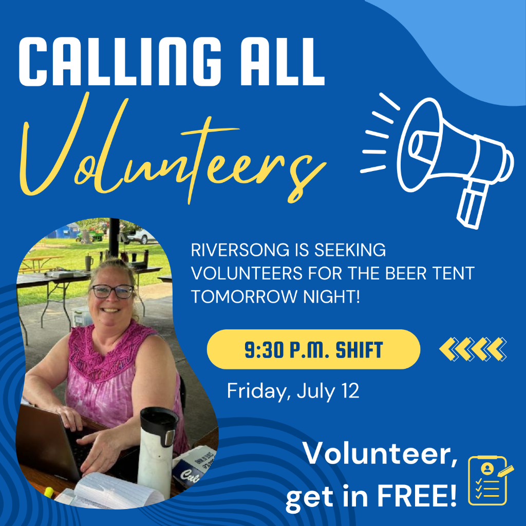 RiverSong 2024 Volunteer Sign-Up