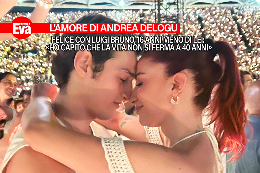 Andre Delogu felice con Luigi Bruno, 16 anni pi&ugrave; giovane
