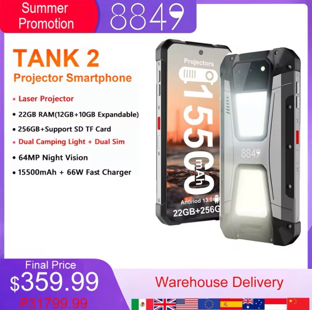 UNIHERTZ 8849 TANK 2 COM PROJETOR  j&aacute; no Brasil sem taxa