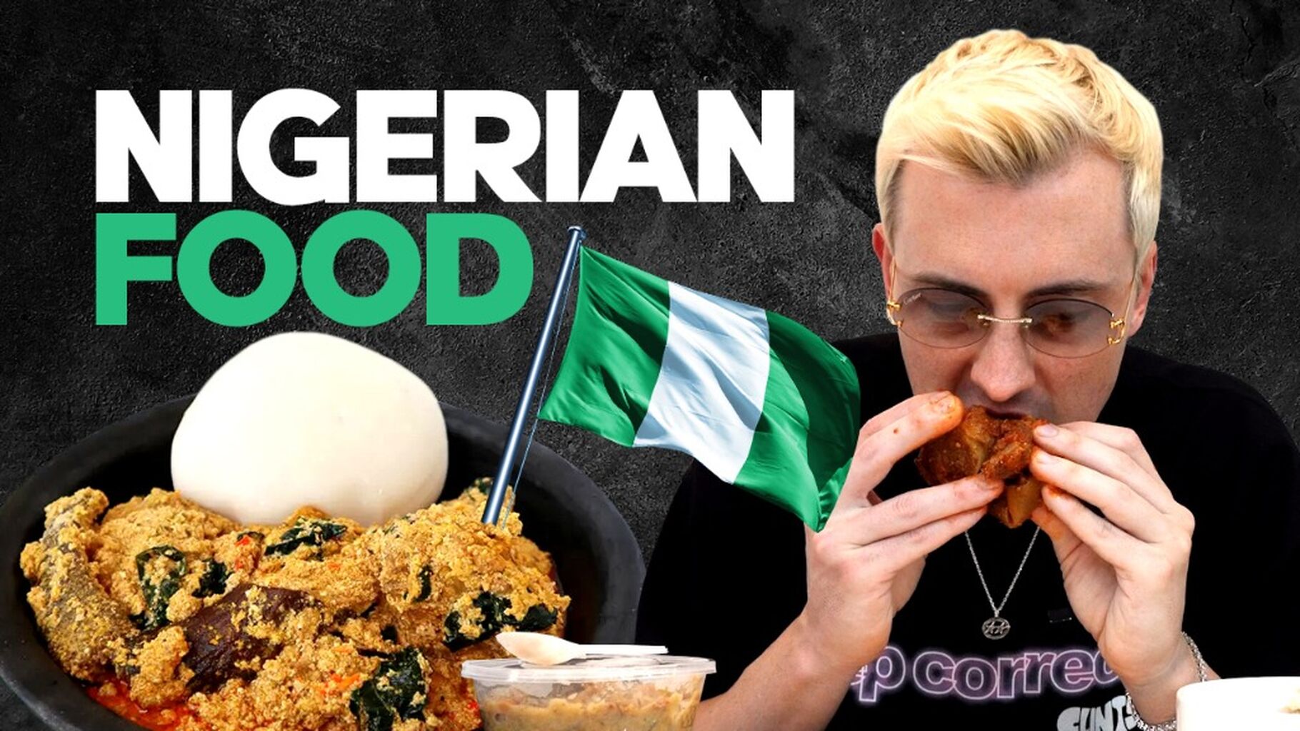 Trying Nigerian food for the first time!