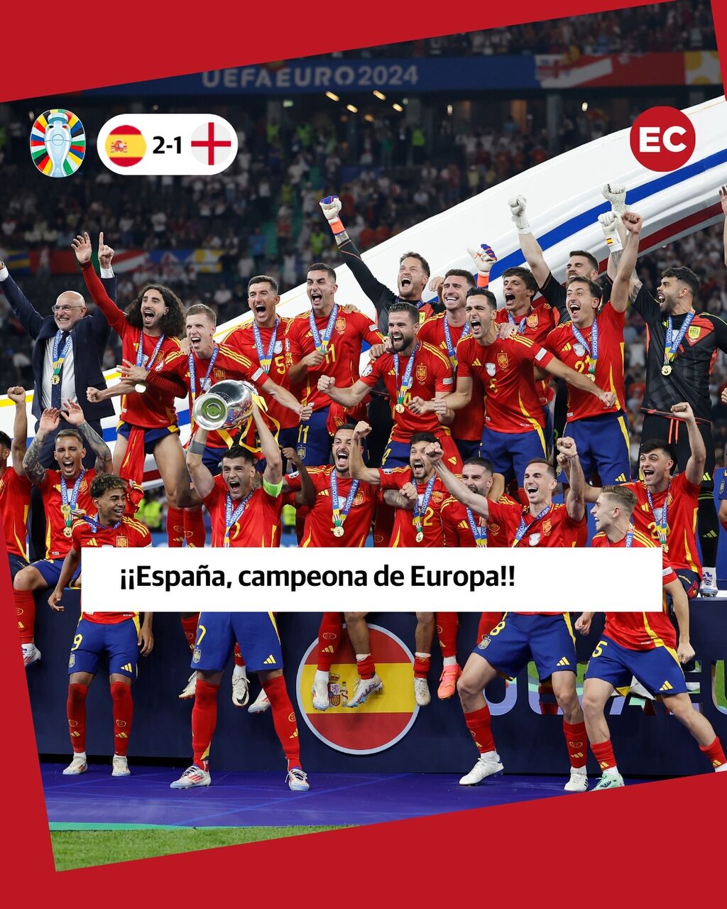 &iexcl;&iexcl;Espa&ntilde;a, campeona de Europa!!