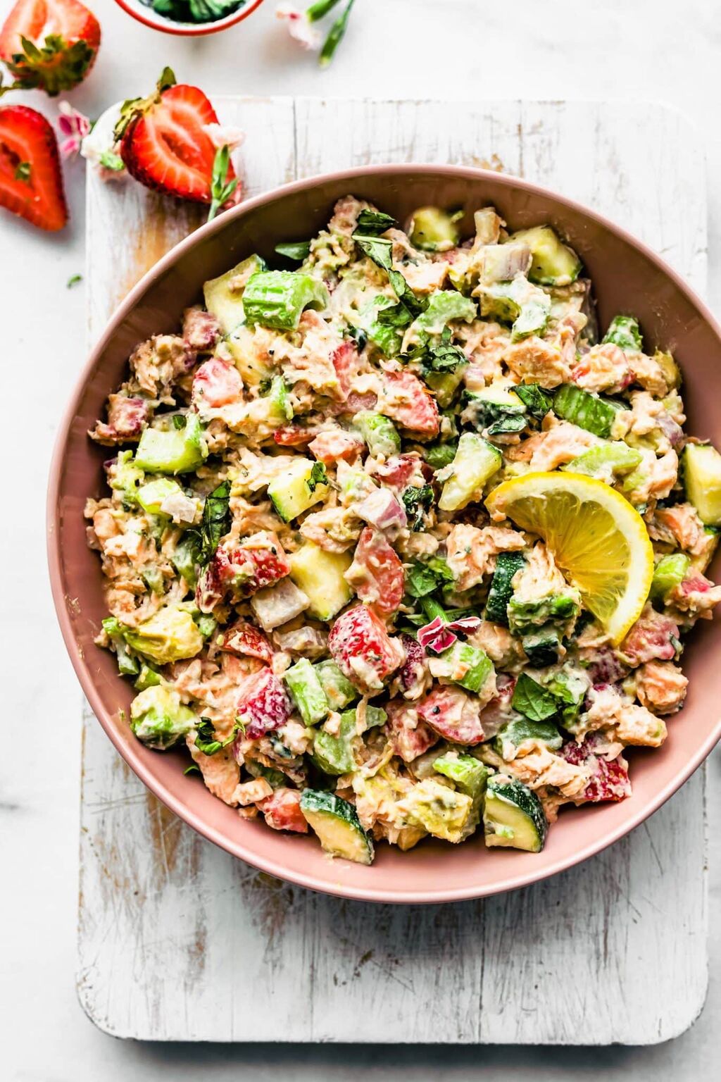 Strawberry Salmon Salad Recipe