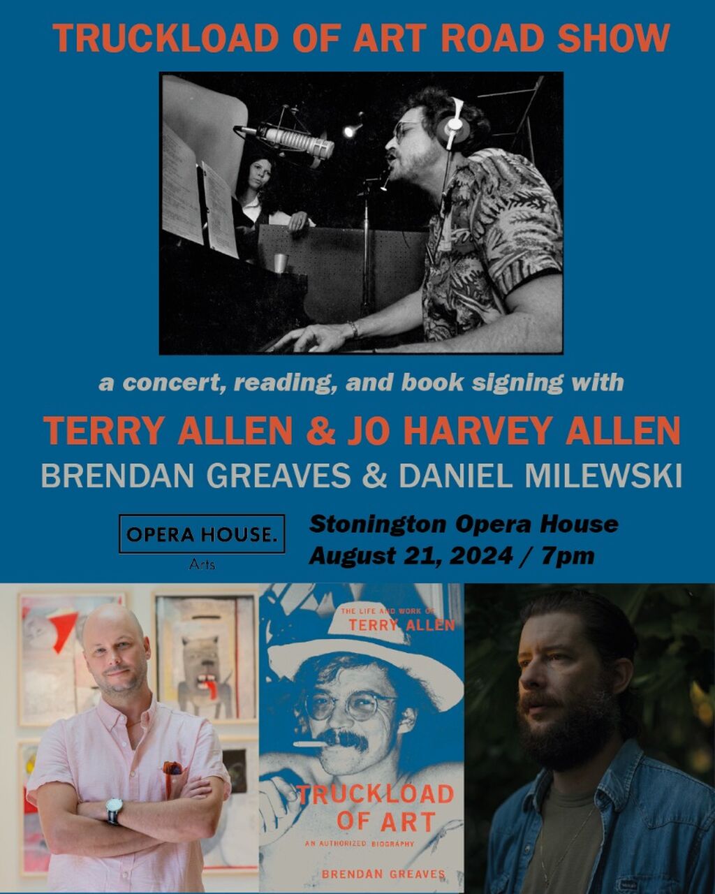 (News) Truckload of Art Road Show (feat. Terry & Jo Harvey Allen) in Stonington, Maine