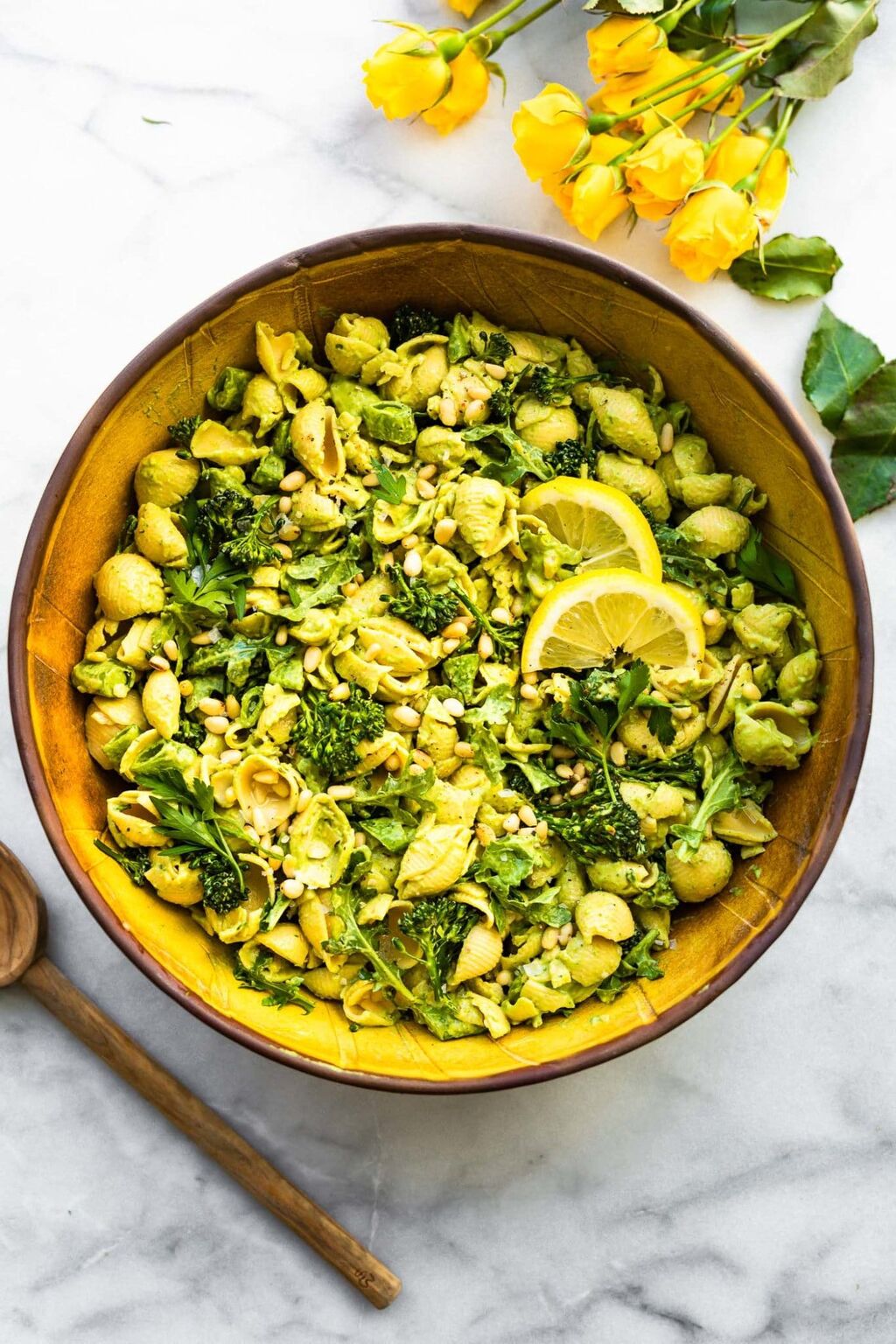 Green Goddess Pasta Salad (Gluten-Free) - Cotter Crunch