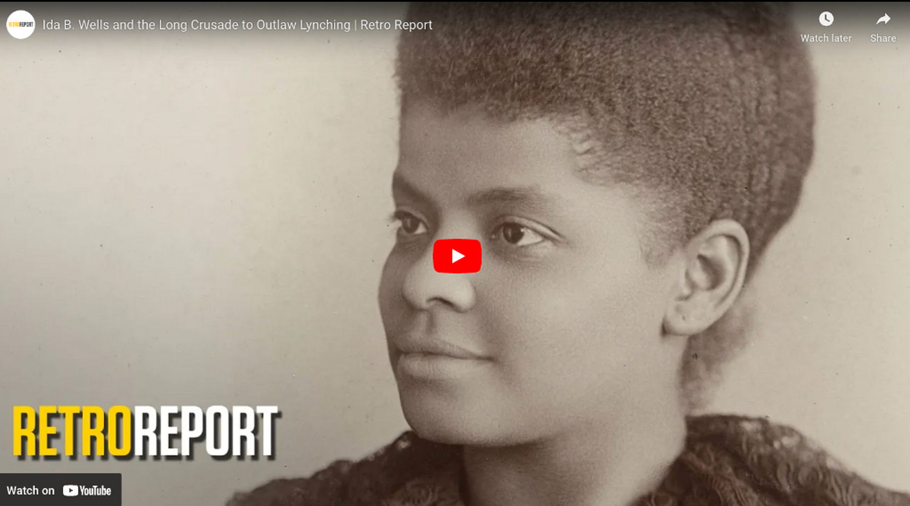 Ida B. Wells and the Long Crusade to Outlaw Lynching