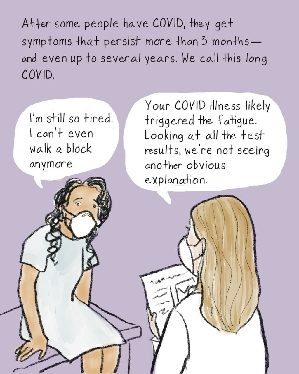 Long COVID comic and resources