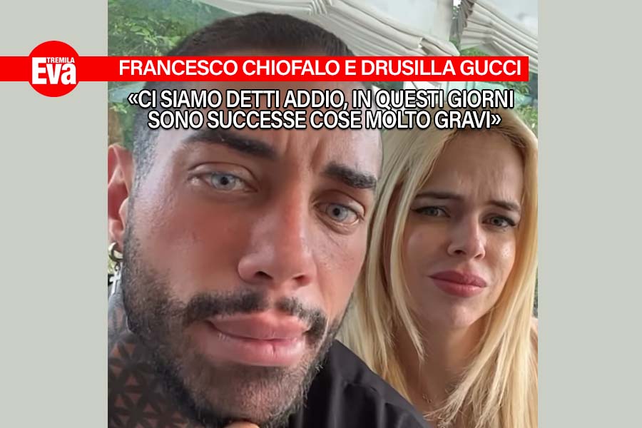 L'addio improvviso di Drusilla Gucci e Francesco Chiofalo