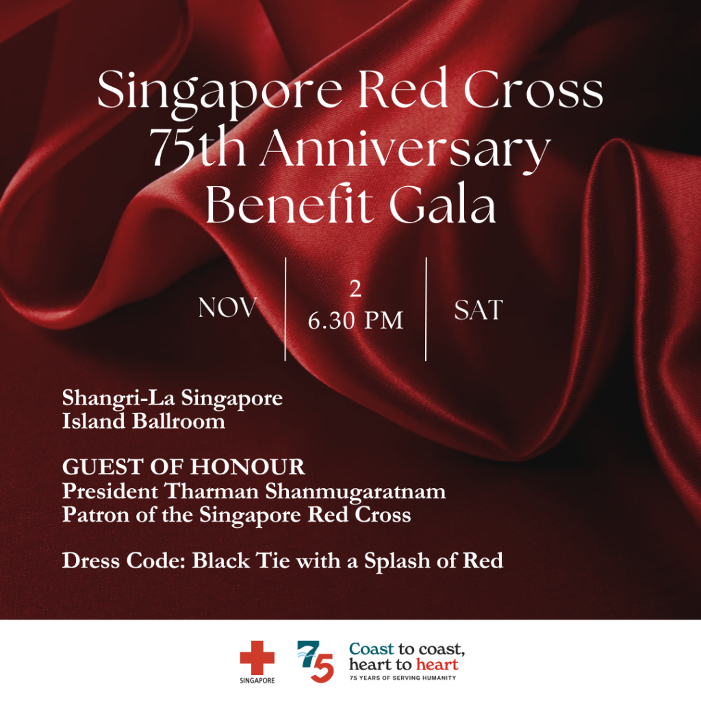 💃 Singapore Red Cross 75th Anniversary Benefit Gala
