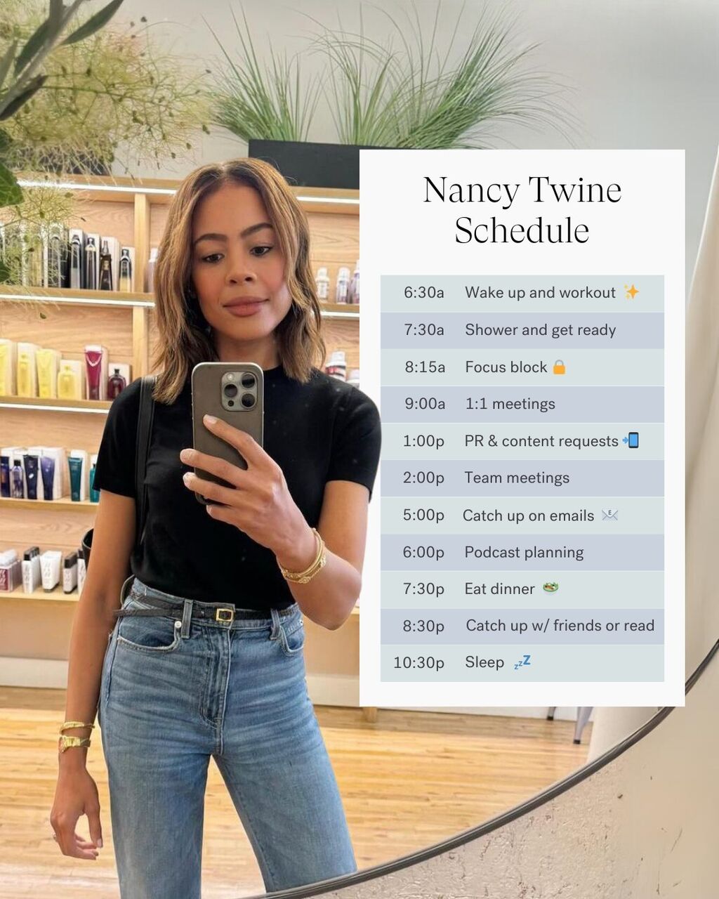 Nancy's Schedule 