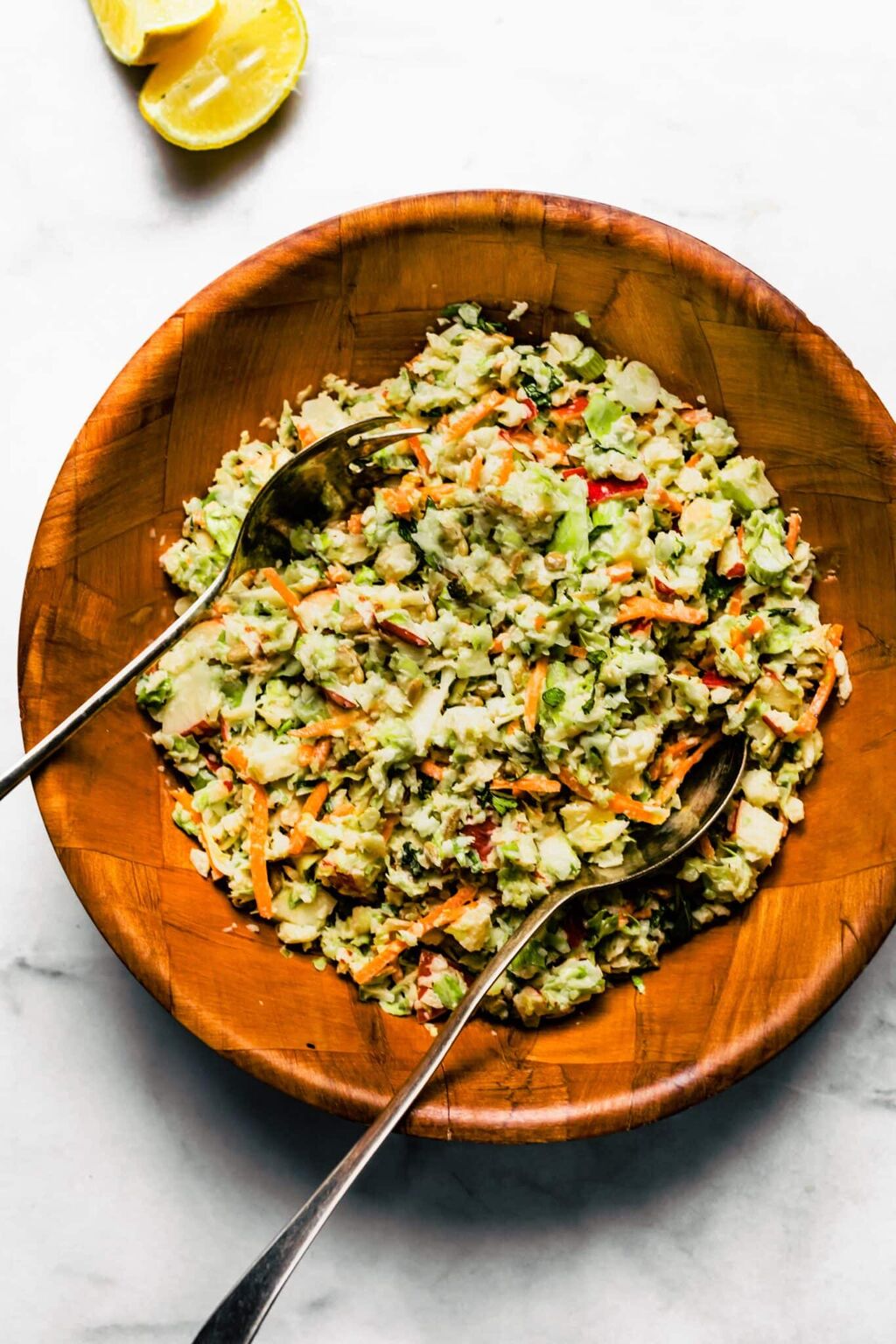 Easy Apple Slaw Recipe (Mayo-Free Option)