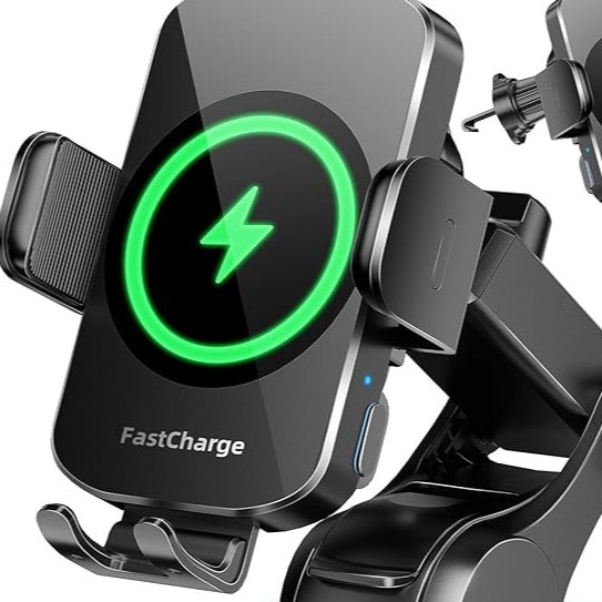 Wireless Car Charger and Holder 2 in 1