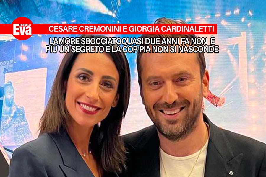 Cesare Cremonini e Giorgia Cardinaletti, l'amore &egrave; ufficiale