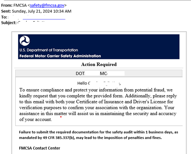 Phishing Scam