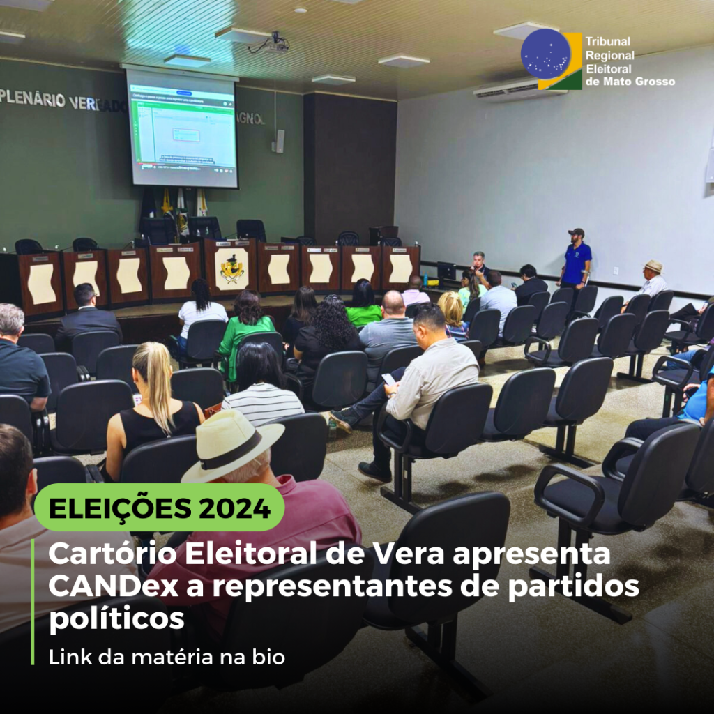 Cart&oacute;rio Eleitoral de Vera apresenta CANDex a representantes de partidos pol&iacute;ticos