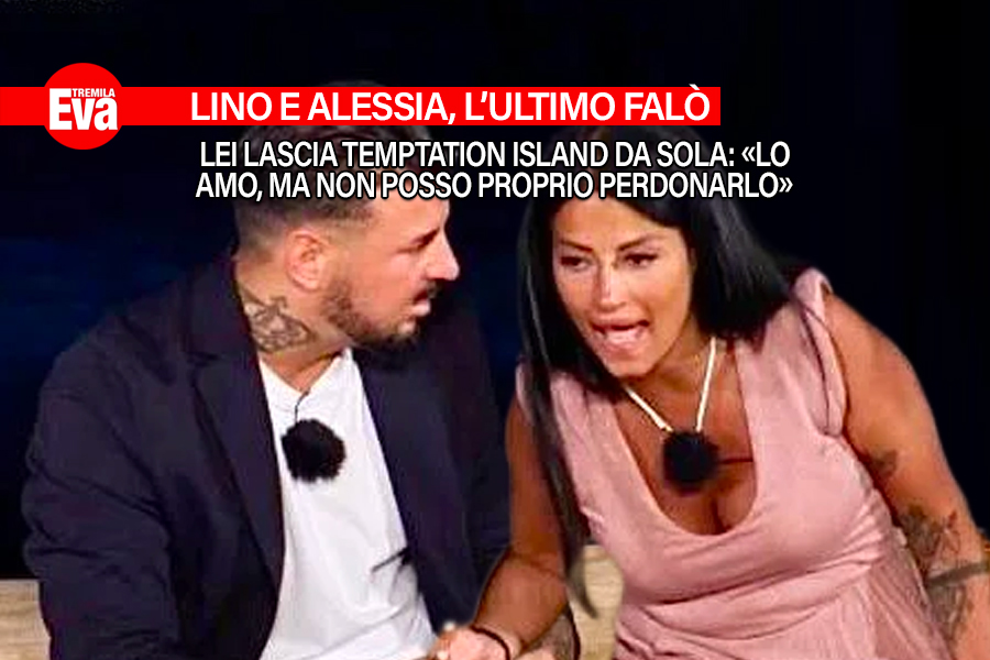 L'ultimo fal&ograve; di Lino e Alessia brucia la loro storia