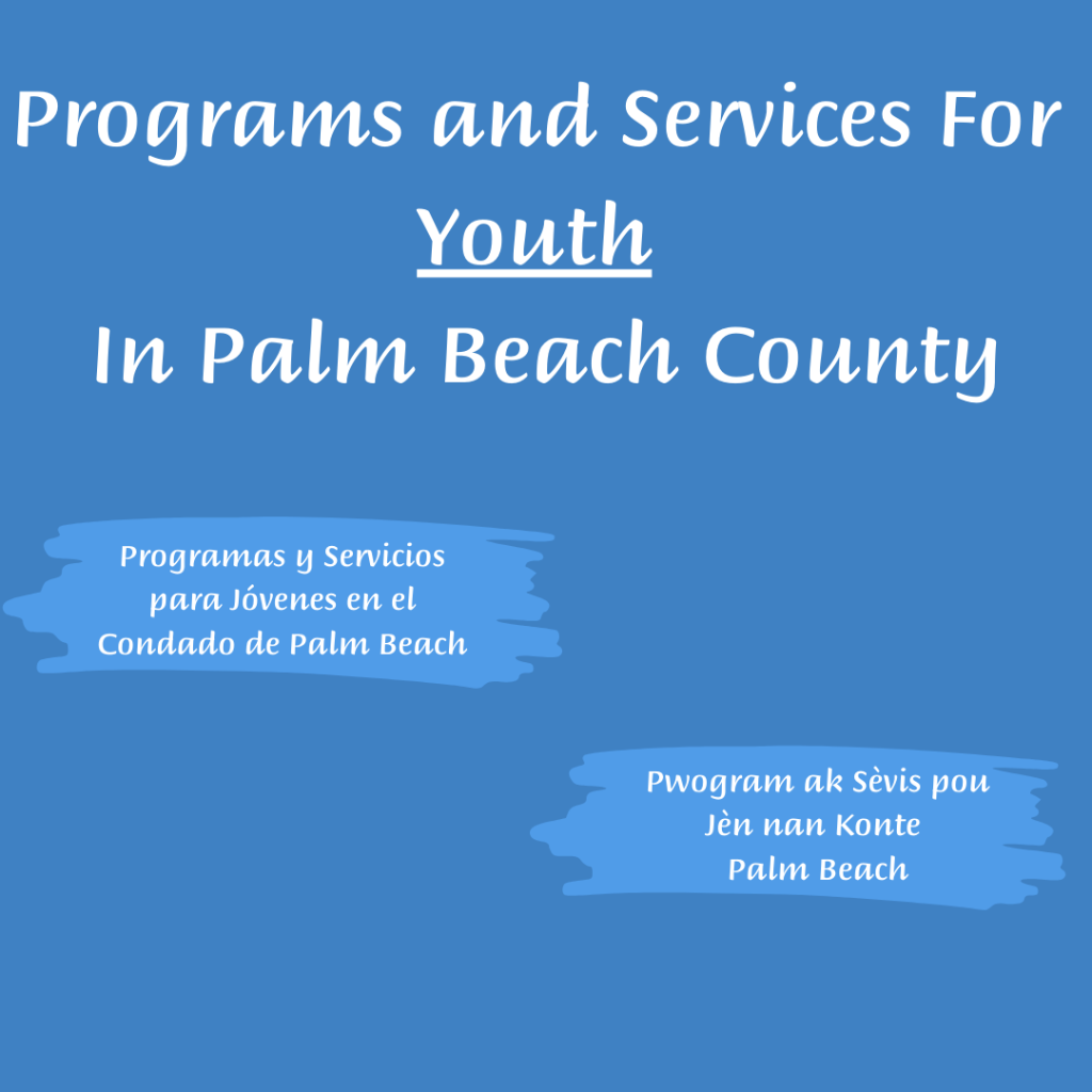Programs & Services for Youth in PBC