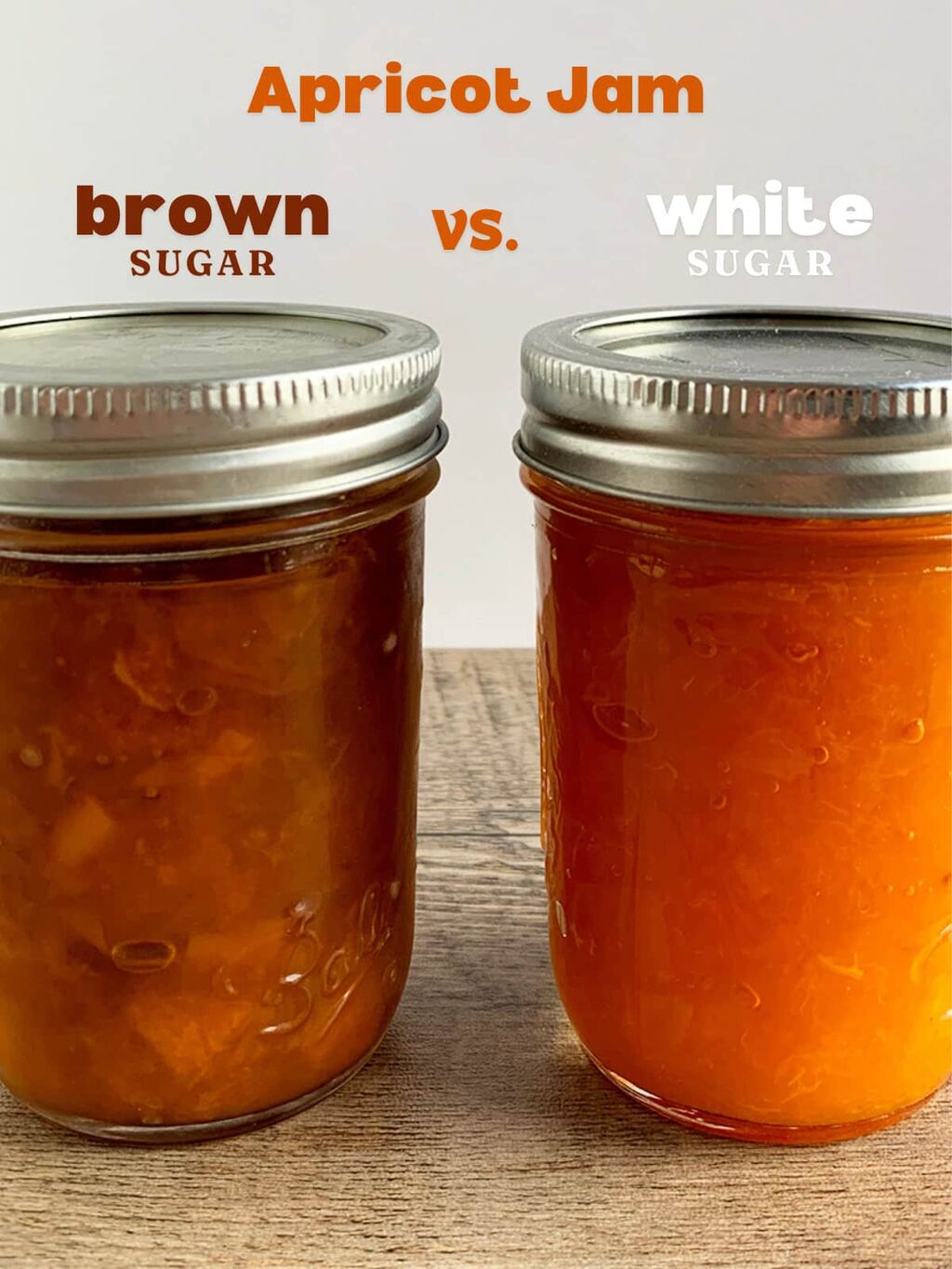 Apricot Jam with Brown Sugar and Bourbon