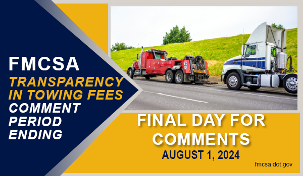 Towing Fees Comment Period Ending