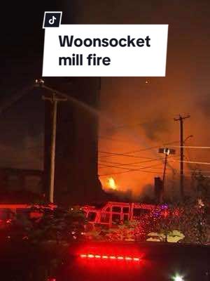 Fire destroys vacant mill building in Woonsocket