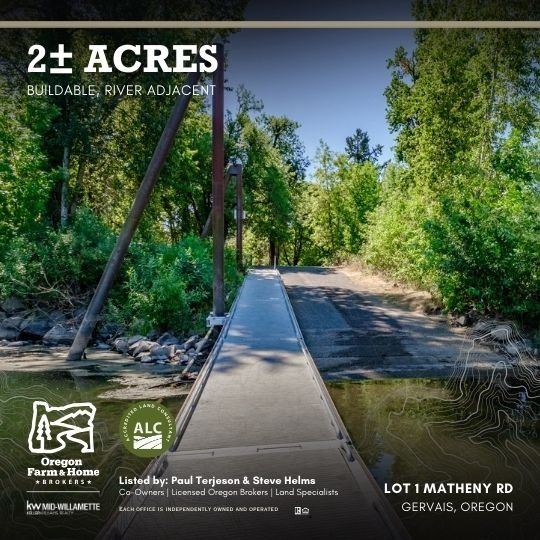 Lot 1 Matheny Rd, Gervais OR 97026 Home for Sale