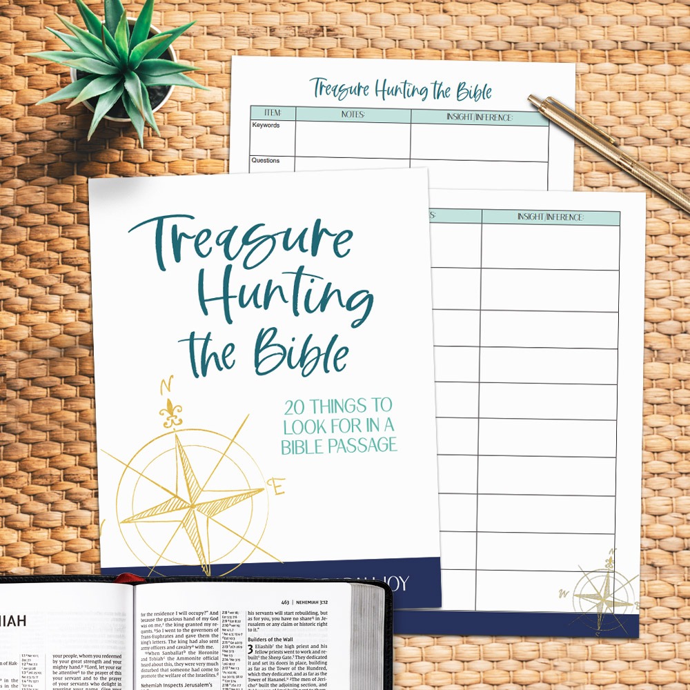 FREE 🎁! TREASURE HUNTING THE BIBLE - BIBLE STUDY PRINTABLE
