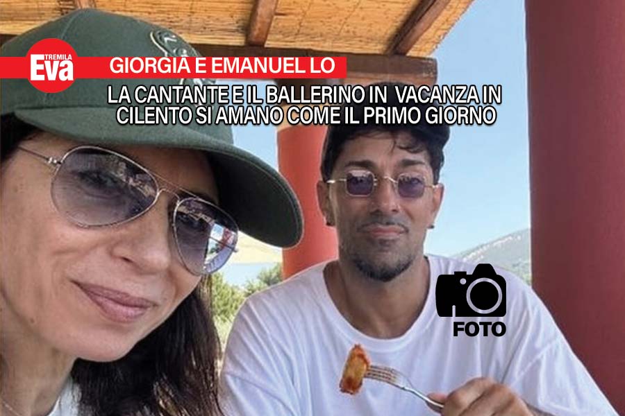 Giorgia e Emanuel Lo, gli scatti d'amore vero in Cilento