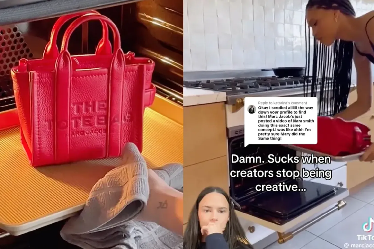 TIKTOK CREATOR ACCUSES MARC JACOBS OF COPYING HER VIDEOS 