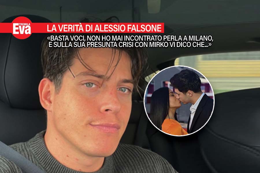 Alessio Falsone, no al gossip: mai incontrata Perla Vatiero
