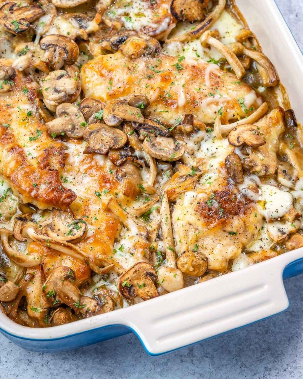 Baked Mushroom Chicken