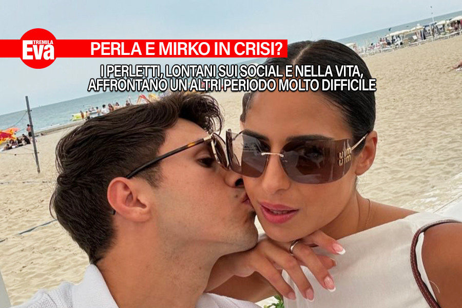 Perla Vatiero e Mirko Brunetti di nuovo distanti: &egrave; crisi?