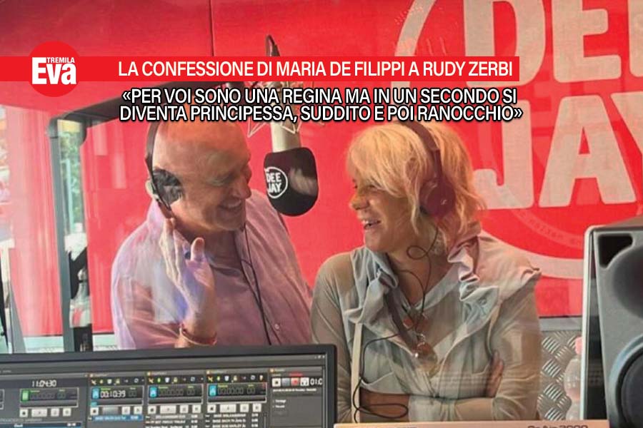 Maria De Filippi confessa a Rudy Zerbi: oggi regina, e poi?