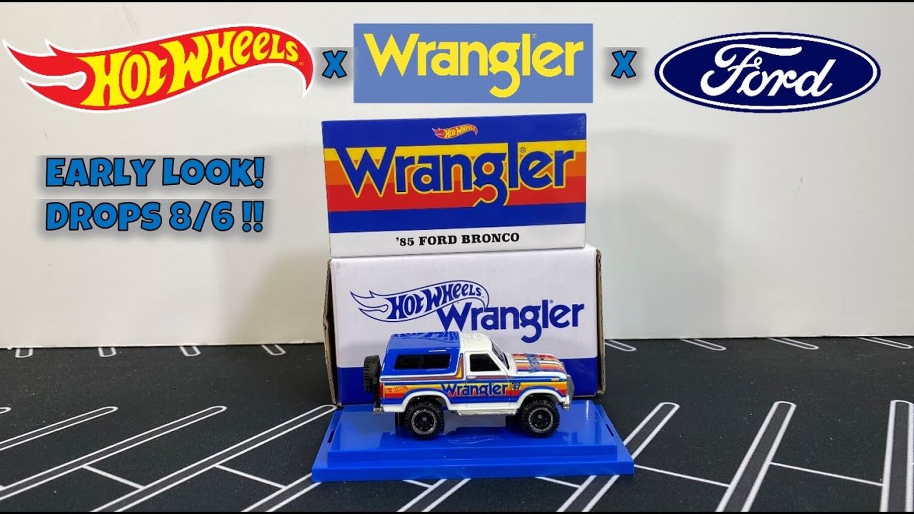 Exclusive First LOOK!! Hot Wheels x Wrangler x Ford Collab !! #fyp #wrangler #hotwheels #ford