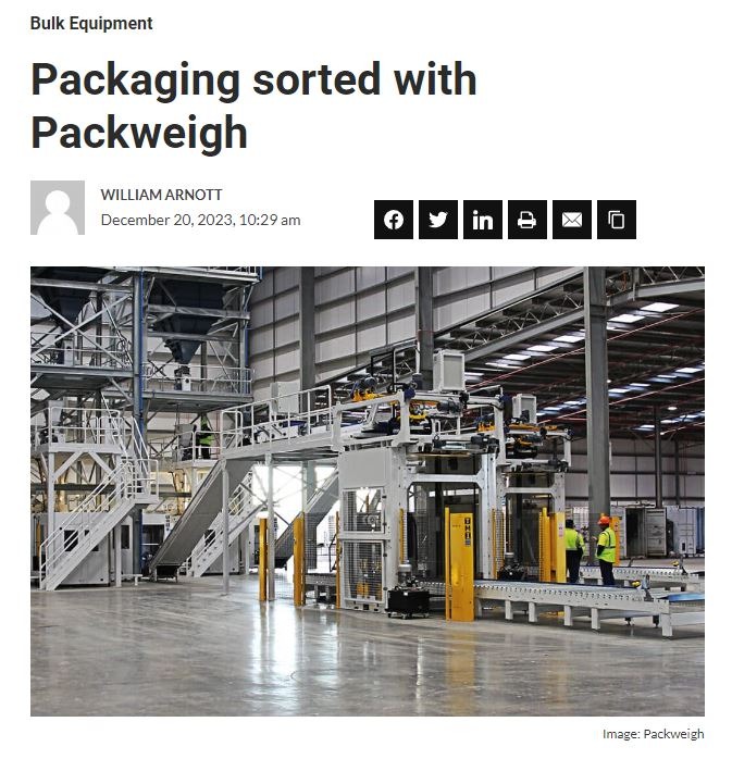 Packaging sorted