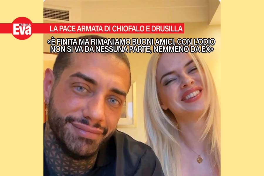 Francesco Chiofalo e Drusilla Gucci fanno pace senza amore