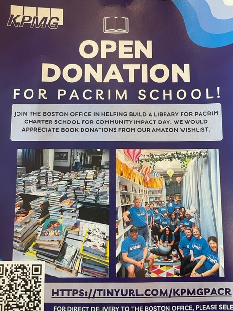 Donate a Book! We're Building a Library with KPMG!