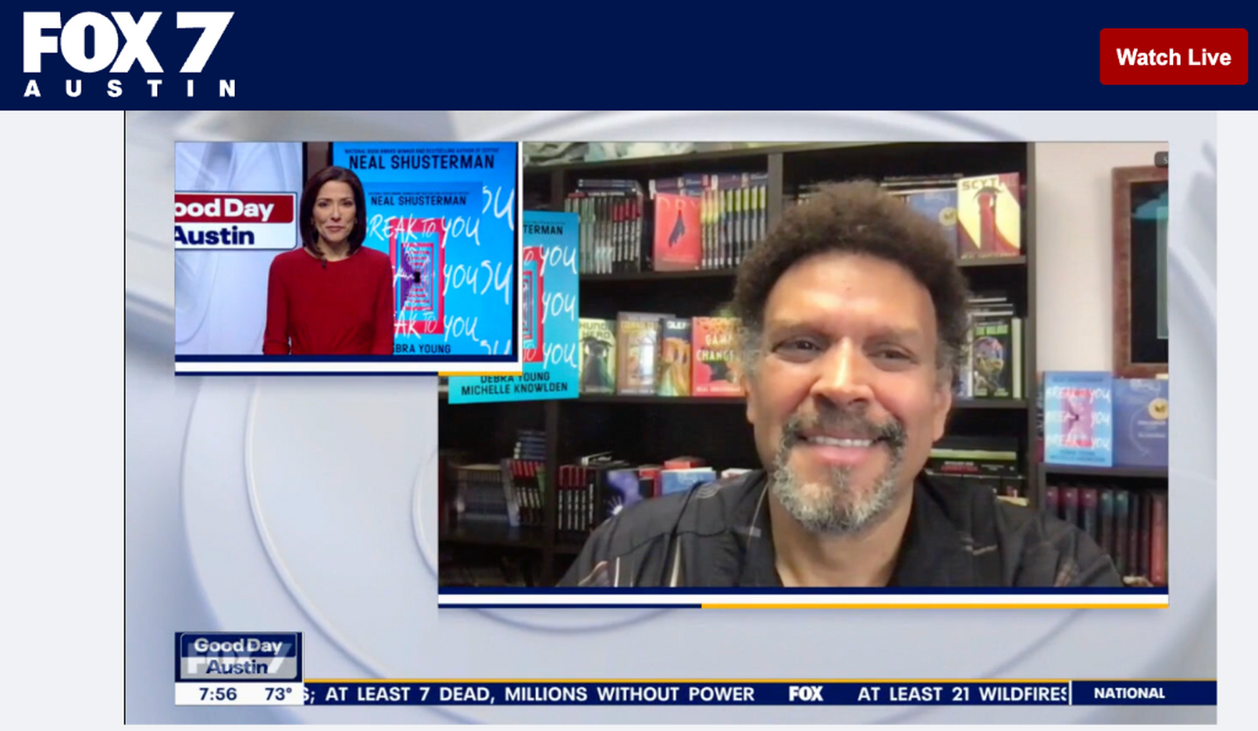 Fox7 - Author Neal Shusterman on 'Break to You'