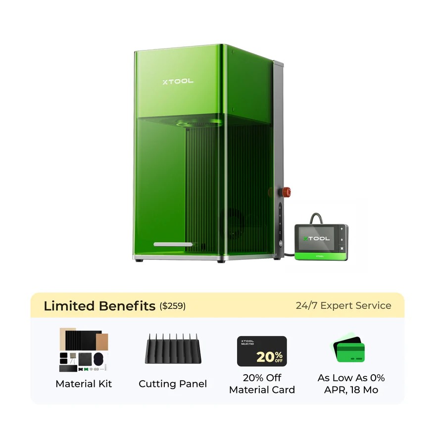 F1 Ultra:World's First 20W Fiber & 20W Diode Laser Engraver