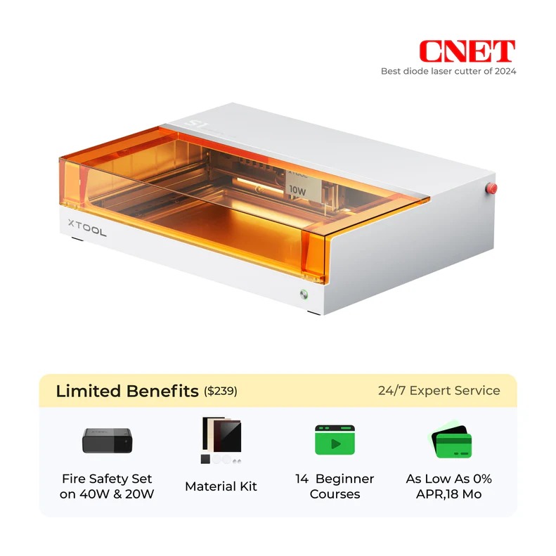 S1:Enclosed Diode Laser Cutter