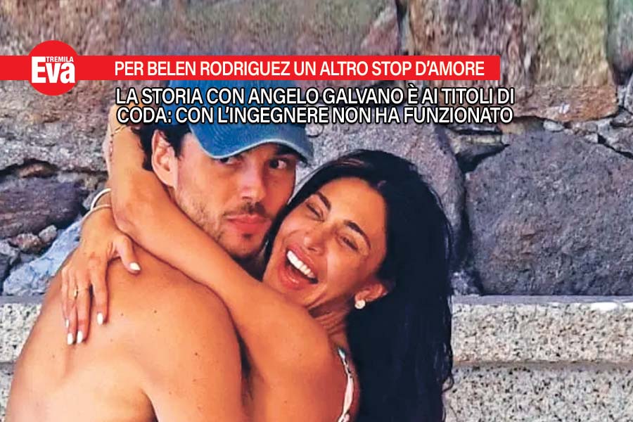 Belen Rodriguez e Angelo Galvano, la loro storia &egrave; finita
