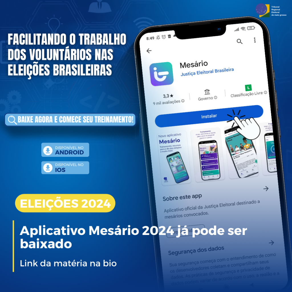 Aplicativo Mes&aacute;rio 2024 j&aacute; pode ser baixado