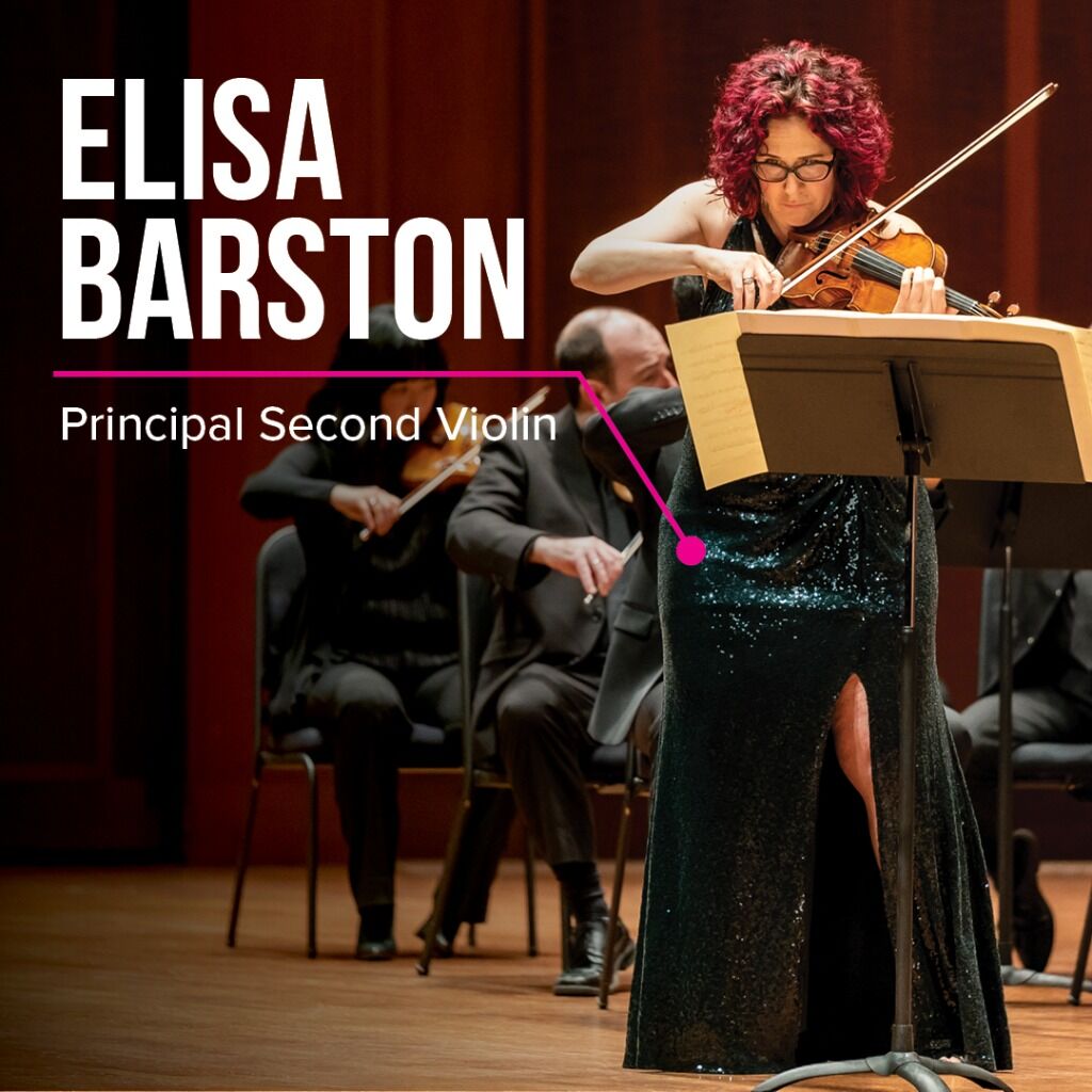 Principal Second Violin Elisa Barston