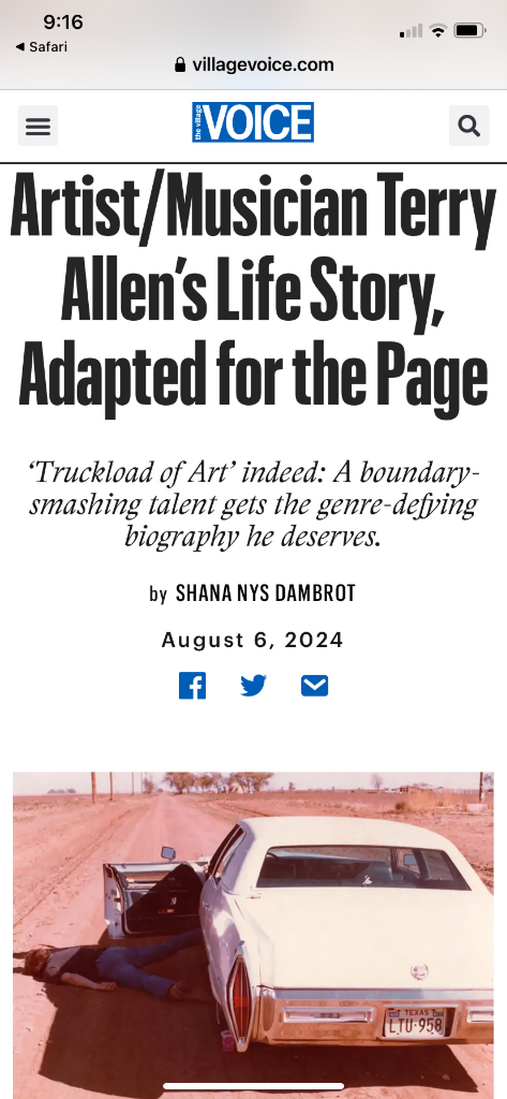 (News) The Village Voice on "Truckload of Art"