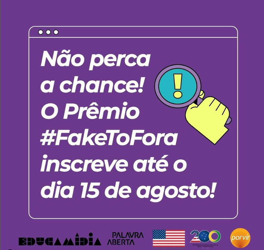 Pr&ecirc;mio #FakeToFora