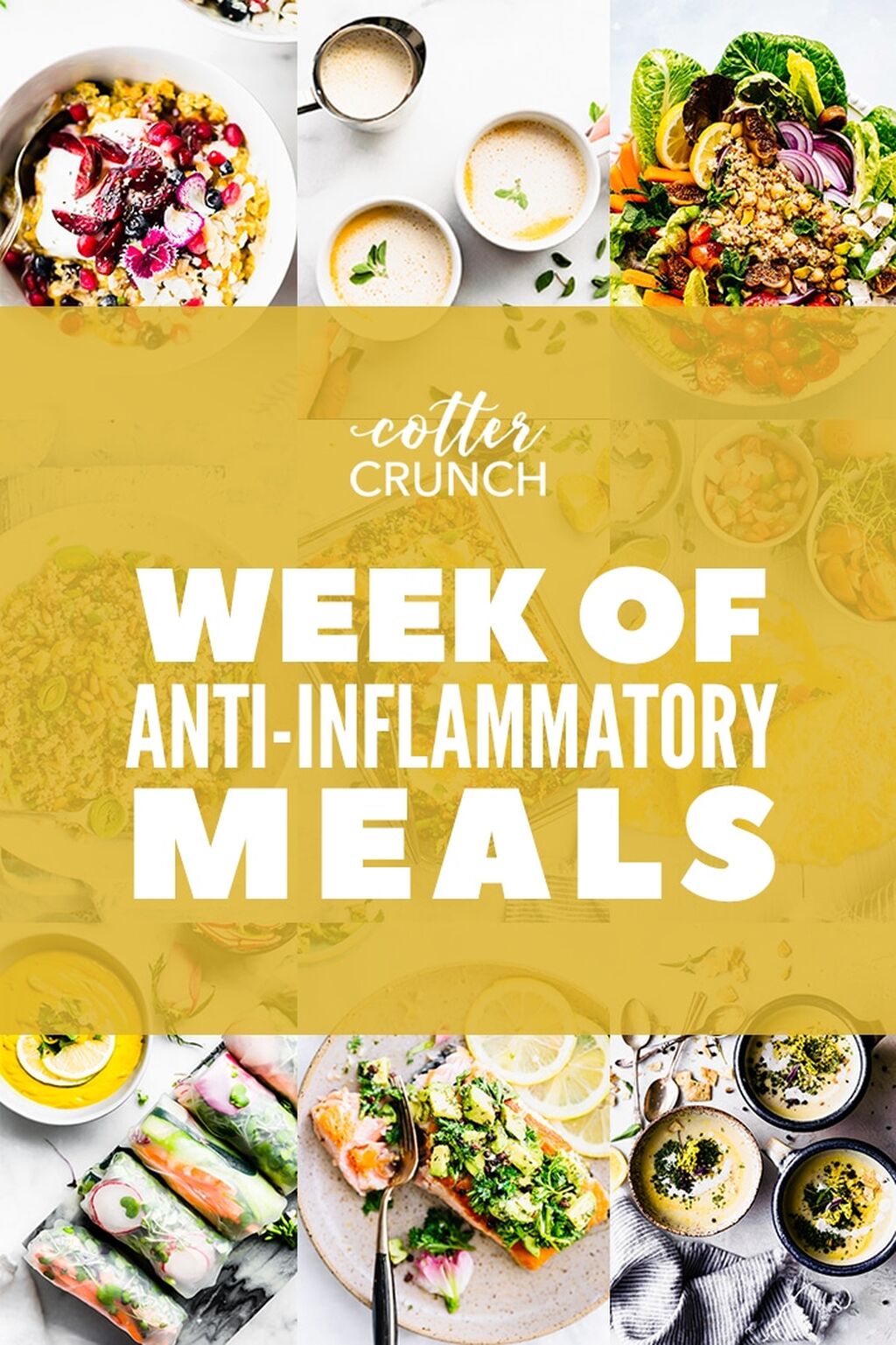 7 Day Anti Inflammatory Diet Plan | Cotter Crunch