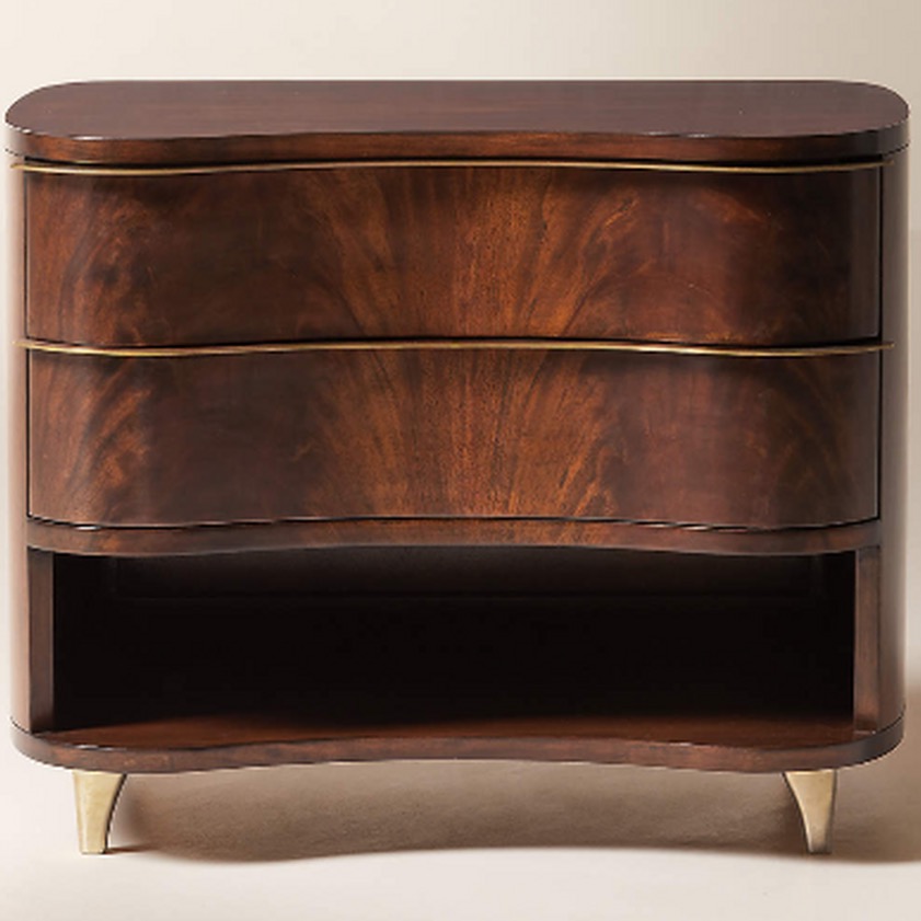 Mid century walnut chests